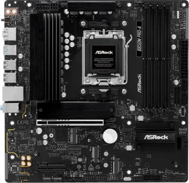 Asrock Mainboard ASROCK AMD B850 SAM5 Micro-ATX Memory DDR5 Memory slots 4 1xPCI-Express 4.0 4x	 1xPCI-Express 5.0 16x 1xM.2 1xHDMI 1xDisplayPort 1xAudio-In 1xAudio-Out 1xMicrophone 4xUSB 2.0 3xUSB 3.2 1xUSB-C 1xRJ45 B850MPRO-A B850M PRO-A | Elektrika.lv