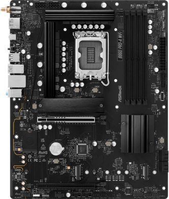 Asrock Mainboard ASROCK Intel B860 Express LGA1851 ATX Memory DDR5 Memory slots 4 1xPCI-Express 4.0 16x 1xPCI-Express 5.0 16x 1xM.2 1xHDMI 1xDisplayPort 1xAudio-In 1xAudio-Out 1xMicrophone 2xUSB 2.0 6xUSB 3.2 1xUSB-C 1xRJ45 B860PRO-AWIFI B860 PRO-A WIFI | Elektrika.lv
