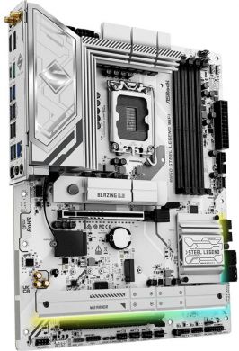Asrock Mainboard ASROCK Intel B860 Express LGA1851 ATX Memory DDR5 Memory slots 4 1xPCI-Express 4.0 16x 1xPCI-Express 5.0 16x 1xM.2 1xHDMI 1xDisplayPort 1xAudio-Out 1xMicrophone 3xUSB 2.0 6xUSB 3.2 1xUSB-C w/Thunderbolt 1xOptical S/PDIF 1xRJ45 B860STEELLEGE B860 STEEL LEGEND WI | Elektrika.lv