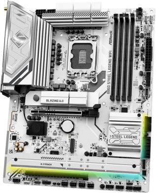 Asrock Mainboard ASROCK Intel B860 Express LGA1851 ATX Memory DDR5 Memory slots 4 1xPCI-Express 4.0 16x 1xPCI-Express 5.0 16x 1xM.2 1xHDMI 1xDisplayPort 1xAudio-Out 1xMicrophone 3xUSB 2.0 6xUSB 3.2 1xUSB-C w/Thunderbolt 1xOptical S/PDIF 1xRJ45 B860STEELLEGE B860 STEEL LEGEND WI | Elektrika.lv