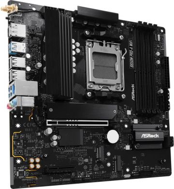 Asrock Mainboard ASROCK 1xPCI-Express 4.0 4x	 1xPCI-Express 5.0 16x 1xM.2 1xHDMI 1xDisplayPort 1xAudio-In 1xAudio-Out 1xMicrophone 4xUSB 2.0 3xUSB 3.2 1xUSB-C 1xRJ45 B850MPRO-AWIFI B850M PRO-A WIFI | Elektrika.lv