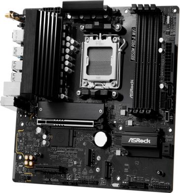 Asrock Mainboard ASROCK 1xPCI-Express 4.0 4x	 1xPCI-Express 5.0 16x 1xM.2 1xHDMI 1xDisplayPort 1xAudio-In 1xAudio-Out 1xMicrophone 4xUSB 2.0 3xUSB 3.2 1xUSB-C 1xRJ45 B850MPRO-AWIFI B850M PRO-A WIFI | Elektrika.lv