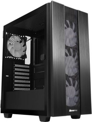  Case CHIEFTEC HUNTER 2 MidiTower Not included ATX MicroATX MiniITX Colour Black GS-02B-OP GS-02B-OP | Elektrika.lv