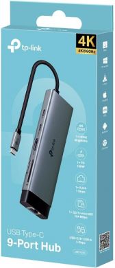 Tp-Link I/O HUB USB-C 9PORT/UH9120C TP-LINK UH9120C | Elektrika.lv