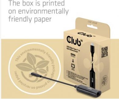  I/O ADAPTER USB-C TO RJ45/M/F CAC-2530 CLUB3D CAC-2530 | Elektrika.lv