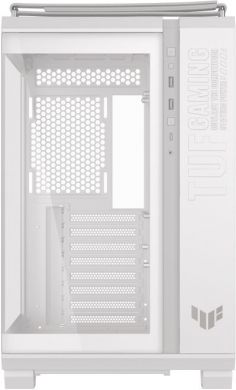 Asus Case ASUS TUF Gaming GT502 Horizon MidiTower Case product features Transparent panel Not included ATX MicroATX MiniITX Colour White TUFGAMGT502HORIZONWHT TUF GAMING GT502 HOR | Elektrika.lv