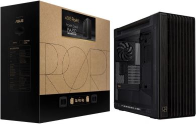 Asus Case ASUS ProArt PA602 Wood Edition - Tempered Glass Panel MidiTower Case product features Transparent panel ATX EATX MicroATX MiniDTX MiniITX Colour Black PROARTPA602WOODTGPWM PROART PA602 WOOD TG | Elektrika.lv