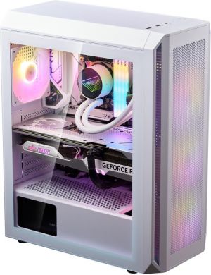 Adata Case ADATA VALOR AIR PLUS MID MidiTower Case product features Transparent panel ATX MicroATX MiniITX Colour White VALORAIRPLUSMTA-WHCWW VALORAIRPLUSMTA-WHCW | Elektrika.lv
