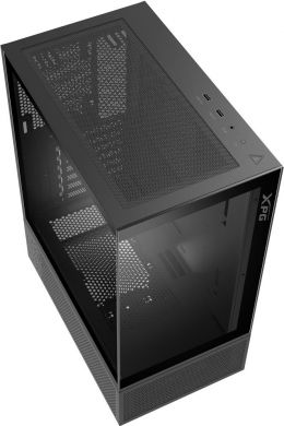 Adata Case ADATA INVADER X MINI MidiTower Case product features Transparent panel ATX MicroATX MiniITX Colour Black INVADERXMINIMT-BKCWW INVADERXMINIMT-BKCWW | Elektrika.lv