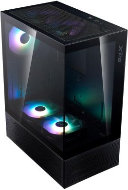 Adata Case ADATA INVADER X MINI MidiTower Case product features Transparent panel ATX MicroATX MiniITX Colour Black INVADERXMINIMT-BKCWW INVADERXMINIMT-BKCWW | Elektrika.lv