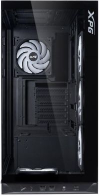 Adata Case ADATA INVADER X BTF MidiTower Case product features Transparent panel ATX MicroATX MiniITX Colour Black INVADERXBTFMT-BKCWW INVADERXBTFMT-BKCWW | Elektrika.lv