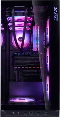 Adata Case ADATA INVADER X BTF MidiTower Case product features Transparent panel ATX MicroATX MiniITX Colour Black INVADERXBTFMT-BKCWW INVADERXBTFMT-BKCWW | Elektrika.lv