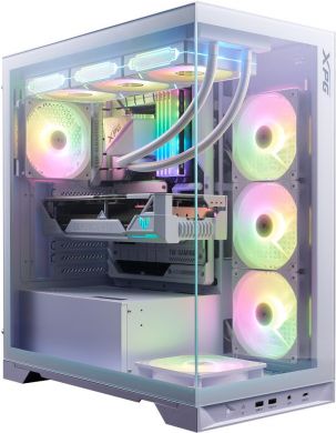 Adata Case ADATA INVADER X BTF MidiTower Case product features Transparent panel ATX MicroATX MiniITX Colour White INVADERXBTFMT-WHCWW INVADERXBTFMT-WHCWW | Elektrika.lv