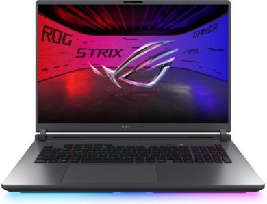 Asus Notebook ASUS ROG Strix G18 (2025) G815LW-S9106W CPU  Core Ultra U9-275HX 2700 MHz 18" 2560x1600 RAM 16GB DDR5 5600 MHz SSD 1TB NVIDIA GeForce RTX 5080 16GB ENG Windows 11 Home Eclipse Grey 3.2 kg 90NR0LC1-M004Z0 90NR0LC1-M004Z0 | Elektrika.lv