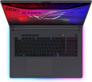 Asus Notebook ASUS ROG Strix G18 (2025) G815LW-S9106W CPU  Core Ultra U9-275HX 2700 MHz 18" 2560x1600 RAM 16GB DDR5 5600 MHz SSD 1TB NVIDIA GeForce RTX 5080 16GB ENG Windows 11 Home Eclipse Grey 3.2 kg 90NR0LC1-M004Z0 90NR0LC1-M004Z0 | Elektrika.lv
