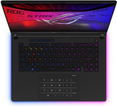 Asus Notebook ASUS ROG Strix SCAR 16 (2025) G635LX-RW042W CPU  Core Ultra U9-275HX 2700 MHz 16" 2560x1600 RAM 64GB DDR5 5600 MHz SSD 1TB+1TB NVIDIA GeForce RTX 5090 24GB ENG Windows 11 Home 2.8 kg 90NR0L81-M003L0 90NR0L81-M003L0 | Elektrika.lv