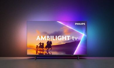 Philips 50'' Smart TV TITAN OS UHD, black 50PUS8510/12 | Elektrika.lv