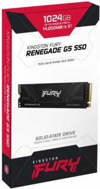 Kingston SSD KINGSTON FURY 1TB M.2 PCIe Gen5 NVMe 3D TLC Write speed 11000 MBytes/sec Read speed 14200 MBytes/sec 2.3mm MTBF 200000 hours SFYR2S/1T0 SFYR2S/1T0 | Elektrika.lv
