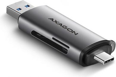 AXAGON MEMORY READER USB-C+USB3.2 2SL/SD/MICROSD CRE-SAC AXAGON CRE-SAC | Elektrika.lv