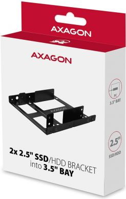 AXAGON SSD ACC BRACKET 2X2.5" TO 3.5"/RHD-225 AXAGON RHD-225 | Elektrika.lv