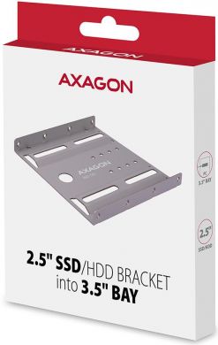 AXAGON SSD ACC BRACKET 2.5" TO 3.5"/GREY RHD-125S AXAGON RHD-125S | Elektrika.lv