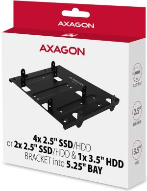 AXAGON SSD ACC BRACKET 2.5"/3.5" TO/5.25" RHD-435 AXAGON RHD-435 | Elektrika.lv