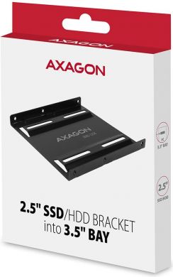 AXAGON SSD ACC BRACKET 2.5" TO 3.5"/RHD-125B AXAGON RHD-125B | Elektrika.lv