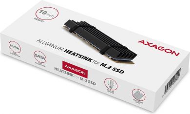 AXAGON SSD ACC COOLER M.2 2280/10MM CLR-M2L10 AXAGON CLR-M2L10 | Elektrika.lv