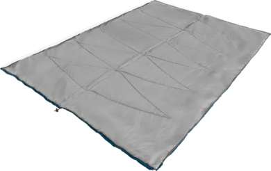 Outwell  Easy Camp Starling Square Blue 10&deg;C | Sleeping Bag | One-way, L-shaped 240199