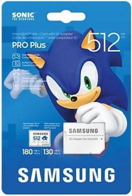 Samsung MEMORY MICRO SDXC PRO+ 512GB/W/A MB-MD512SA/LC1 SAMSUNG MB-MD512SA/LC1 | Elektrika.lv