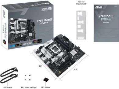 Asus Mainboard ASUS Intel B760 Express LGA1700 Micro-ATX Memory DDR5 Memory slots 4 2xPCI-Express 4.0 16x 2xM.2 1xHDMI 2xDisplayPort 4xUSB 2.0 2xUSB 3.2 1xPS/2 1xRJ45 3xAudio port PRIMEB760M-A-CSM PRIME B760M-A-CSM | Elektrika.lv