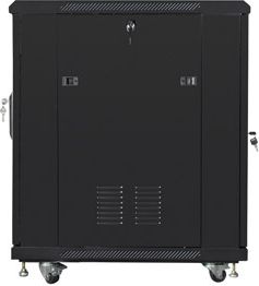 Lanberg Lanberg | Rack cabinet 19" free-standing 15U/600x800 (flat pack) with mesh door | FF01-6815-23B | Black FF01-6815-23B