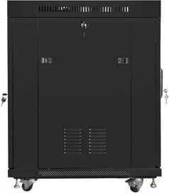 Lanberg Lanberg | Rack cabinet 19" free-standing 15U/800x1000 (flat pack) with glass door, LCD | FF01-8015-12BL | Black FF01-8015-12BL