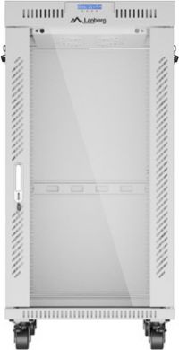 Lanberg Lanberg | Rack cabinet 19" free-standing 22U/600x800 (flat pack) with glass door | FF01-6822-12SL | Grey FF01-6822-12SL