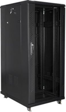 Lanberg Lanberg | Rack cabinet 19" free-standing 27U/600x800 (flat pack) | FF01-6827-12B | Black FF01-6827-12B