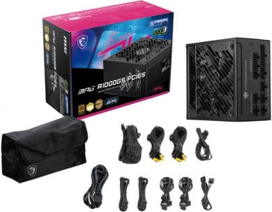 MSI Power Supply MSI MPG A1250GS PCIE5 1250 Watts Efficiency 80 PLUS GOLD MPGA1250GSPCIE5 MPG A1250GS PCIE5 | Elektrika.lv