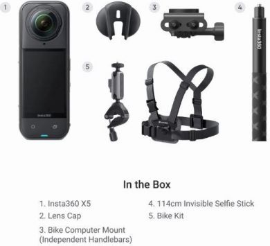 Insta360 ACTION CAMERA X5/CINSAAHA/CYCLING INSTA360 CINSAAHA/CYCLING | Elektrika.lv