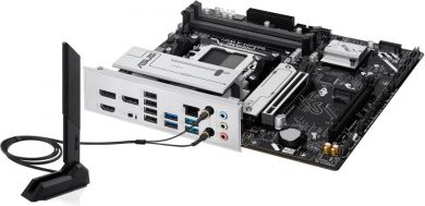Asus Mainboard ASUS AMD B850 SAM5 Micro-ATX Memory DDR5 Memory slots 4 1xPCI-Express 4.0 16x 1xPCI-Express 5.0 16x 3xM.2 1xHDMI 2xDisplayPort 4xUSB 2.0 4xUSB 3.2 1xRJ45 3xAudio port PRIMEB850M-AWIFI PRIME B850M-A WIFI | Elektrika.lv