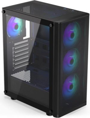  Case ENDORFY Ventum 200 ARGB MidiTower Case product features Transparent panel Not included ATX MicroATX MiniITX Colour Black EY2A014 EY2A014 | Elektrika.lv