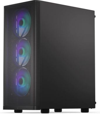  Case ENDORFY Ventum 200 ARGB MidiTower Case product features Transparent panel Not included ATX MicroATX MiniITX Colour Black EY2A014 EY2A014 | Elektrika.lv