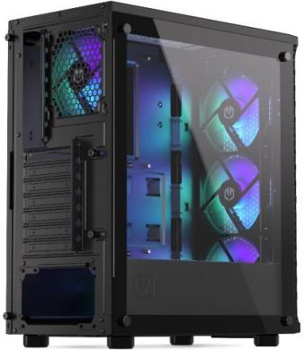  Case ENDORFY Signum 300 ARGB MidiTower Case product features Transparent panel Not included ATX MicroATX MiniITX Colour Black EY2A006 EY2A006 | Elektrika.lv
