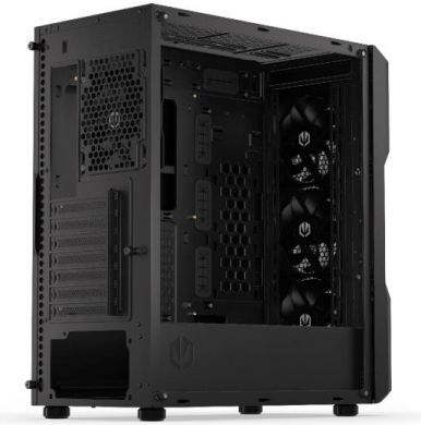  Case ENDORFY Regnum 400 Air MidiTower Case product features Transparent panel Not included ATX MicroATX MiniITX Colour Black EY2A008 EY2A008 | Elektrika.lv