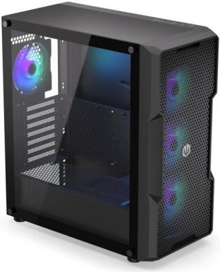  Case ENDORFY Regnum 400 ARGB MidiTower Case product features Transparent panel Not included ATX MicroATX MiniITX Colour Black EY2A009 EY2A009 | Elektrika.lv