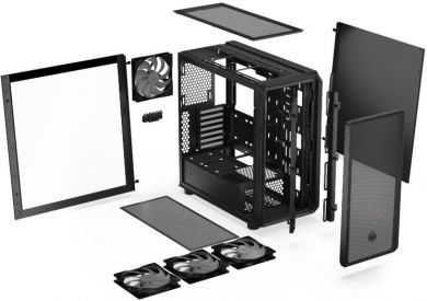  Case ENDORFY Arx 700 ARGB MidiTower Case product features Transparent panel Not included ATX MicroATX MiniITX Colour Black EY2A013 EY2A013 | Elektrika.lv