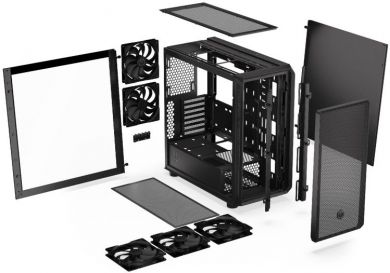  Case ENDORFY Arx 700 Air MidiTower Case product features Transparent panel ATX MicroATX MiniITX Colour Black EY2A012 EY2A012 | Elektrika.lv