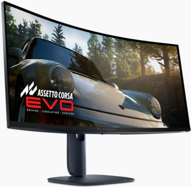 Dell Monitor DELL AW3425DW 34" Gaming/Curved/Smart/21 : 9 Swivel Height adjustable Tilt Panel OLED 3440x1440 21:9 240 Hz 0.03 ms Speakers Colour Black 210-BRTW 210-BRTW | Elektrika.lv