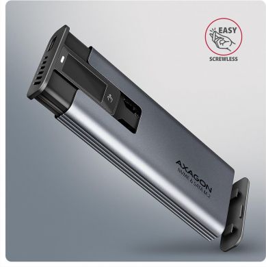 AXAGON SSD ACC ENCLOSURE M.2 NVME/SATA USB3.2 EEM2-SD2 AXAGON EEM2-SD2 | Elektrika.lv