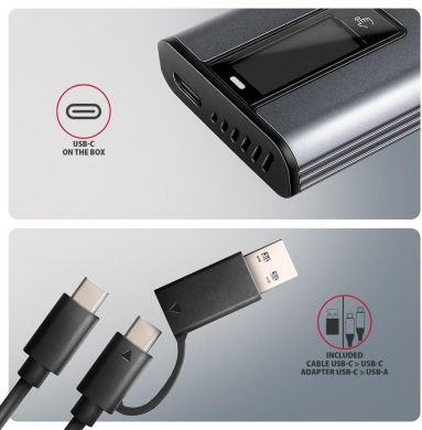 AXAGON SSD ACC ENCLOSURE M.2 NVME/SATA USB3.2 EEM2-SD2 AXAGON EEM2-SD2 | Elektrika.lv
