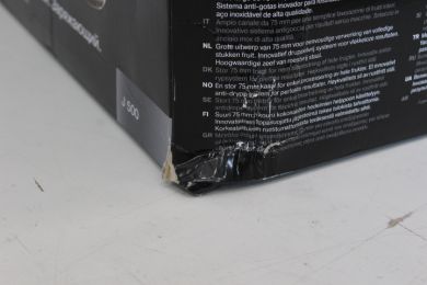 Braun SALE OUT. Braun J500 Multiquick 5 Juicer, Black | Braun | J 500 Multiquick 5 | Type Juicer | Black | 900 W | Number of speeds 2 | DAMAGED PACKAGING, CRACKED CONTAINER SIDE J500 BLACKSO