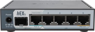 MikroTik NET ROUTER/SWITCH 5PORT 1000M/HEX S E60IUGS MIKROTIK E60IUGS | Elektrika.lv